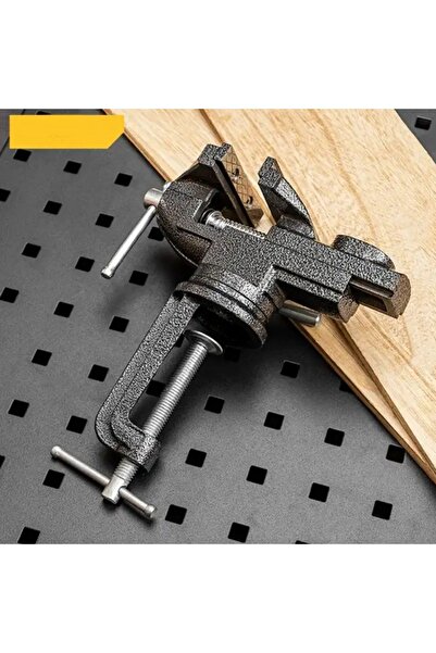 POBO 60Mm Dövme Çelik 360 Derece Döerli Sabit Masa Tezgah Mengenesi 5 Yıl Gar...