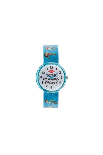 Lee Cooper Lee Cooper Kids PC21S Movement Watch, Analog Display and Silicone Strap - LC.K.4.639, Blue