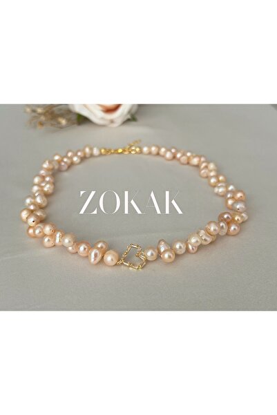 Zokak Sertifikalı Doğal Taş Gerçek inci choker kolye, Gerçek Inci kolye, inci küpe inci bileklik