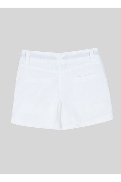 Freemood Girl's White Short Shorts