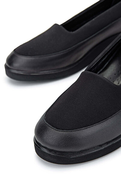 Tamer Tanca Kadın Hakiki Deri Siyah Casual Ayakkabı