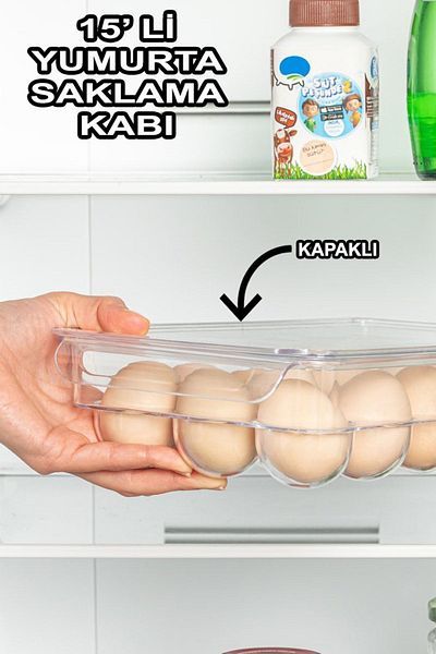Calke 15-Piece Egg Storage Container with Lid