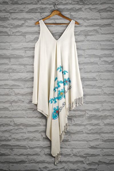 Calke Φόρεμα παραλίας 100% βαμβάκι μπαμπού