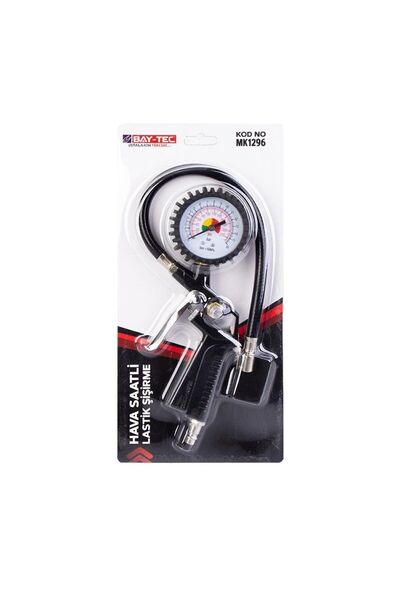 Baytec Basınç Gösterge Saatli Lastik Şişirme Tabancası