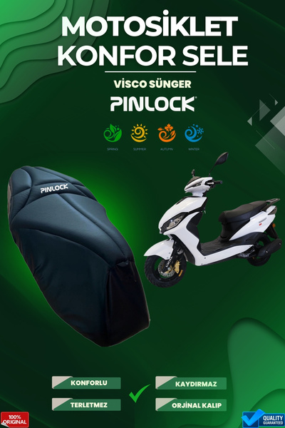 pinlock Husa pentru scaun și șa confortabilă pentru motocicletă Arora Freedom...