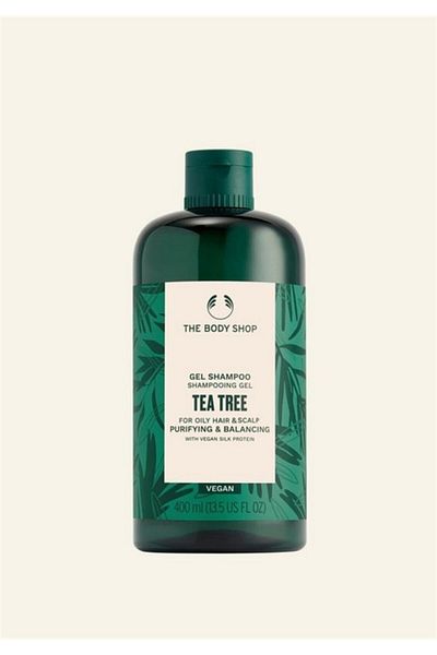 THE BODY SHOP Tea Tree 400 ml - Hair Purifying and Balancing Gel Shampoo