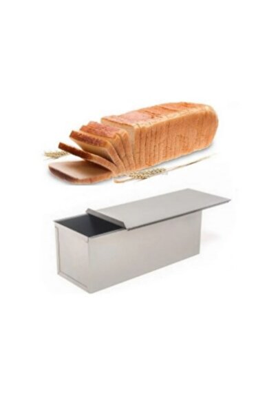 Nar kalıp Narkalıp Baton Tost & Ekmek Kalıbı Kapaklı (9X11X18 CM) Paslanmaz Çelik