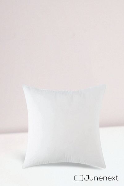 Junenext Micro Fabric Throw Pillow with Size Options, Beads in the Pillow, Silicone Filling Waist Support Premium