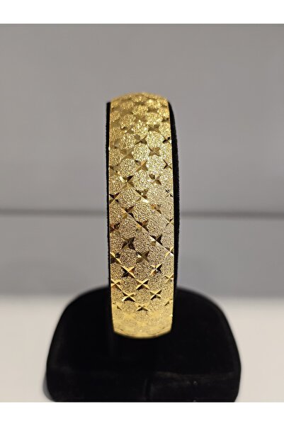 imitasyon dünyası 22Ayar Altın Kaplama Yıldız Model Bilezik 1.5 Cm Eninde