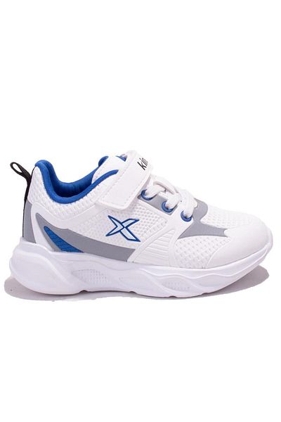 Kinetix Pantofi sport ortopedici pentru baieti - Lister Pu White, Casual