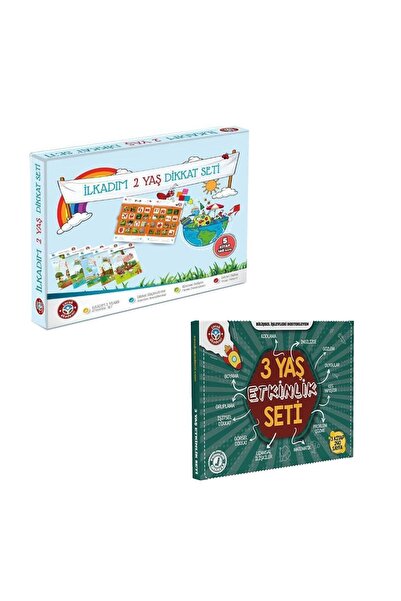 Çocuk Akademi 2 Yaş Dikkat Ve 3 Yaş Etkinlik Seti