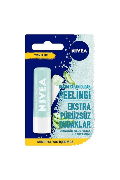 NIVEA Aloe Vera Lip Care Peeling (4.8GR),lip Moisturizer