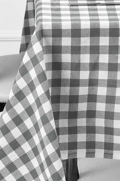 Junenext Gingham Large Square Patterned Tablecloth, Tablecloth Picnic Mat