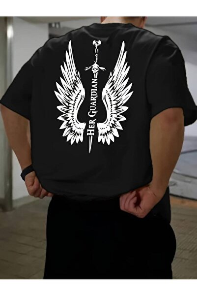 NoVibe Κάθε Guardian Printed Unisex T-shirt με κοντό μανίκι - 100% βαμβάκι