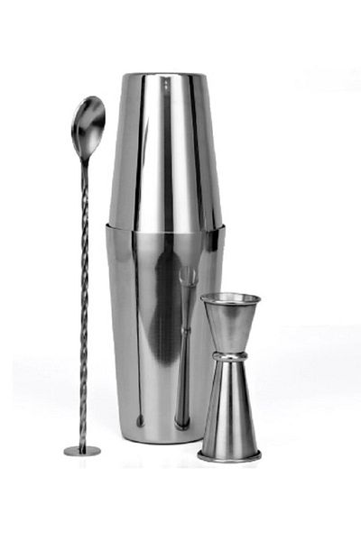 Bar Boss Boston Shaker Cocktail Preparation Set Zicco Quality