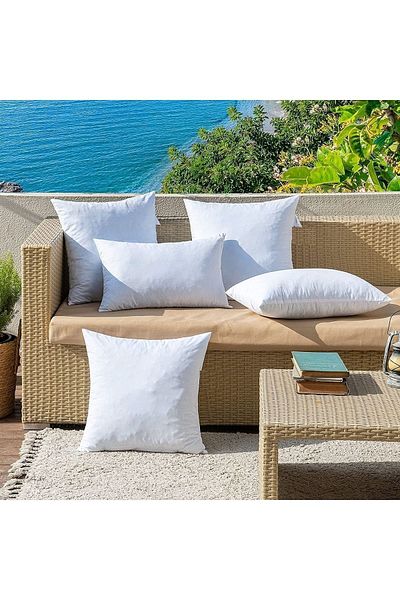 İz Concept Iz Prime Garden Living Room Perna Set de perne interioare 6 bucăți pătrate și dreptunghiulare umplute cu fibre de silicon pur