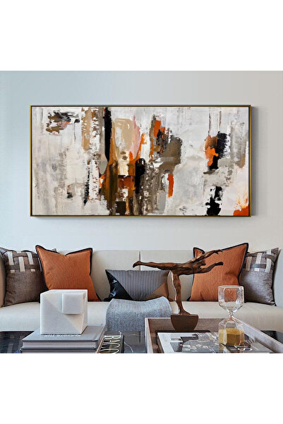 Z Concept Yağlı Boya Dokulu Soyut Tablo