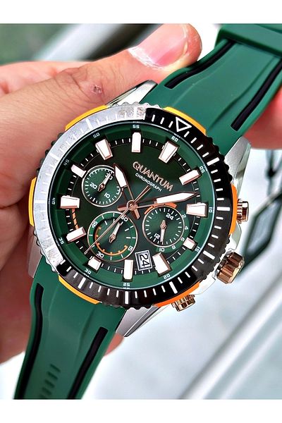 Quantum PWG1127.375 Men's Silicone Cord Wristwatch