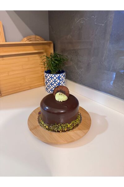 Janset Bamboo Rotating Presenter Cheese Plate, Pizza Presenter, Presenter Tray, Sauce Bowl