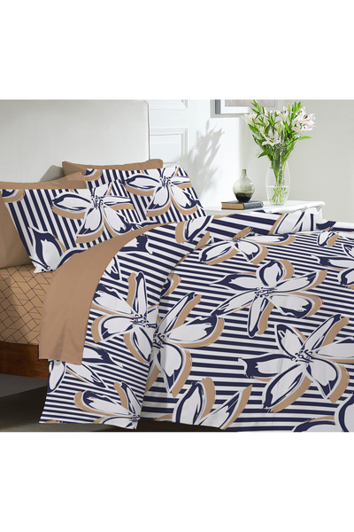 Evmila Комплект постільної білизни з принтом для двох осіб - 200x220 см (БЕЗ ...