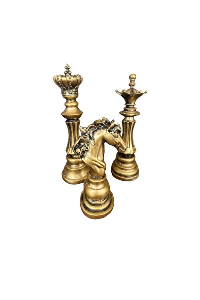 Mintigur 3'LÜ SATRANÇ TAKIMI AT-VEZİR-ŞAH