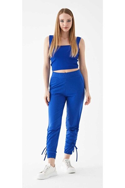 Freeista بنطال رياضي برباط من ساكس