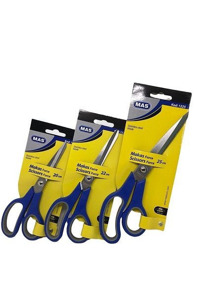 Mas Force Office Scissors Set 3 (25cm-22cm-20cm)