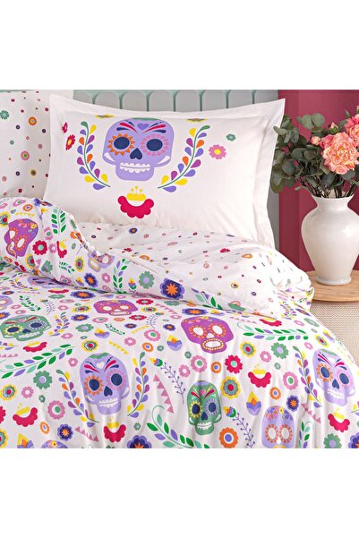 Hobby Set de lenjerie de pat pentru o persoană Poplin Studio Alice Purple