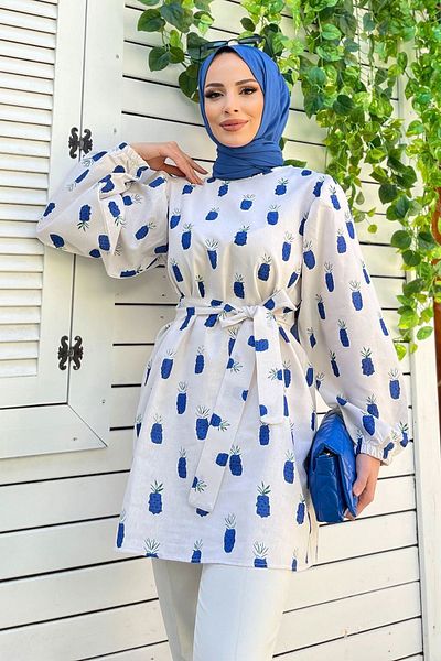 TOFİSA Tunika 11544-SAKS