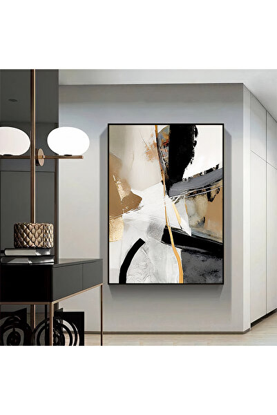 Z Concept Yağlı Boya Dokulu Soyut Tablo