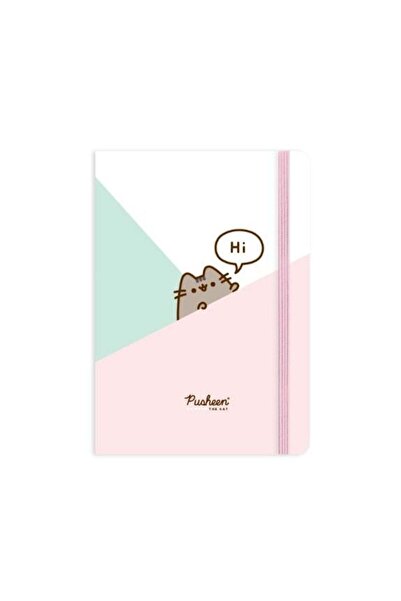KESKİN COLOR Keskin Color Pusheen İplik Dikişli Sert Kapak 80 Yaprak A5 Çizgi...