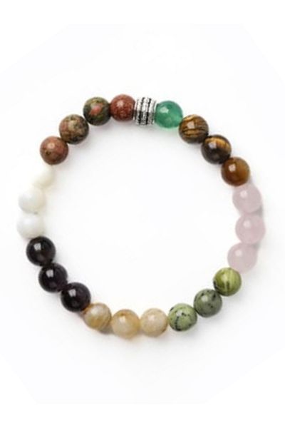 Zeynep Büyükbay Sovdavi 8mm Globe Cut Temperament Natural Stone Bracelet