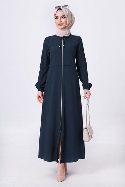 TOFİSA Navy Blue Flat μεσαία γυναικεία πόρτα - 3659