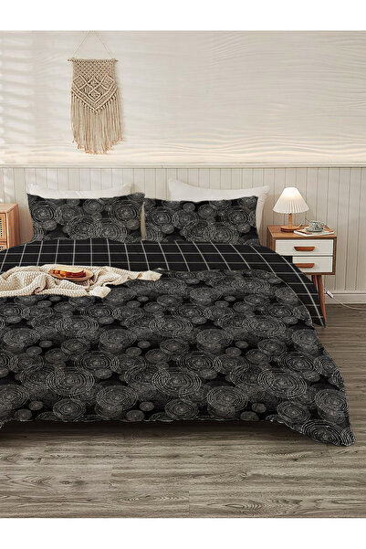 Evmila Bračni Štampano Set navlaka za poplun - 200x220 cm (VELIČINA Čaršav )