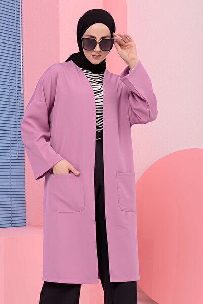 TOFİSA Lilac Straight Medium Women's Jacket - 3490