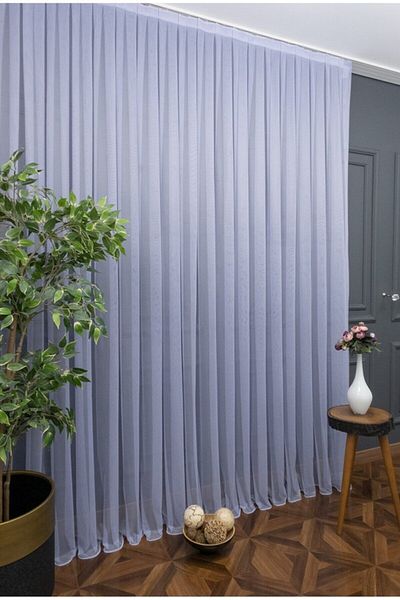 elision home Liliac deschis Grek tul perdea Fagure 300x260cm (1x2) Pli rar Elıon00101