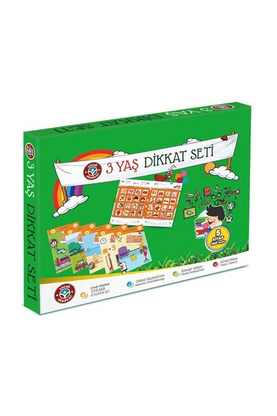 Çocuk Akademi 3 Yaş Dikkat Ve 3 Yaş Etkinlik Seti