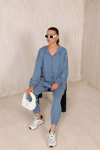 Melike Tatar BLUE Modal Tracksuit Set - 32-2217