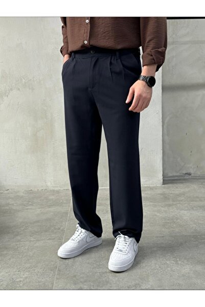 KHAYN BAGGY ÖNÜ PİLELİ KUMAŞ PANTALON K2013KP