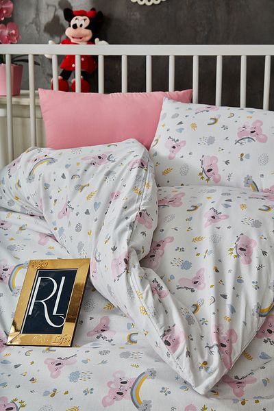 Ricco Lifes 100% Organic Cotton Baby Bedding Set with Sheets
