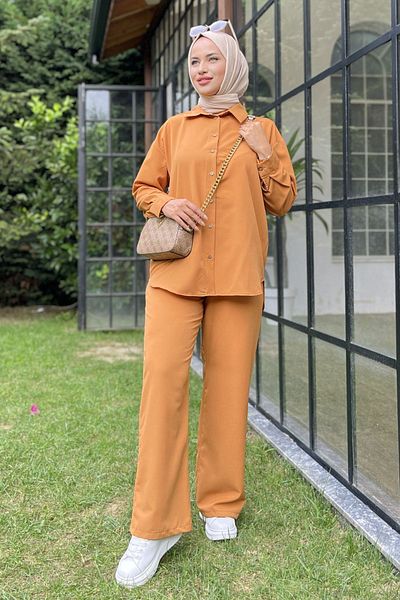 TOFİSA 11339-TABA Tunic+Pants