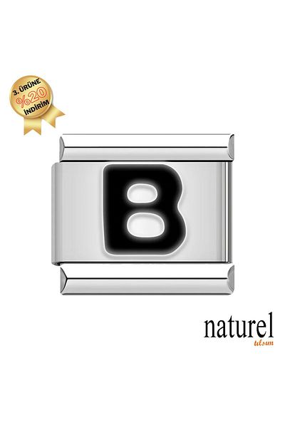 Naturel Tılsım Italian Stainless Steel 9mm Charm