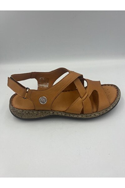 Mammamia kadın günlük rahat deri sandalet