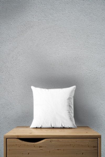 Junenext Throw Pillow Inner Pillow Extra Plump Pure Silicone 1 bucată