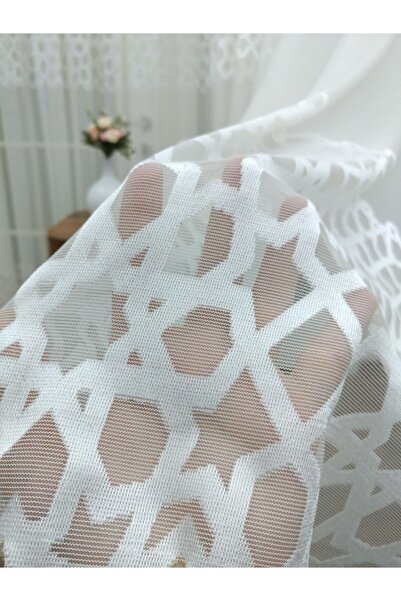 elision home 150x260 Flush Knitted Lace Tulle Curtain - Tight Pleat 1/3