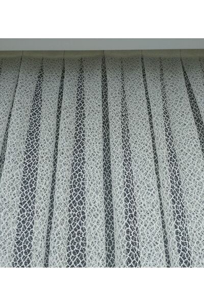 elision home Sports Pattern French Lace Tulle Curtain, 500x260, Sparse Pleat, 1/2