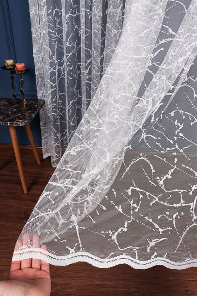 elision home Спортивний візерунок, французька мереживна тюлева штора, 200x250...