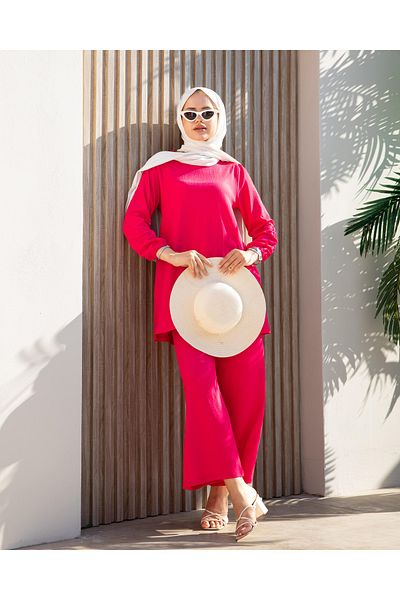 HAKKE Women's Trousers Set - Bottom and Top Set