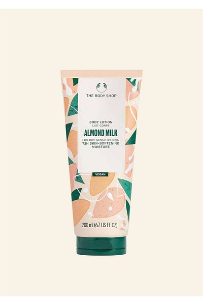 THE BODY SHOP Feuchtigkeitsspendende Körperlotion mit Mandelmilch, 200 ml
