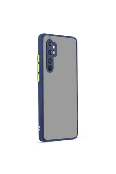 halkhouse Xiaomi Mi Note 10 Lite Kenarları Renkli Arkası Mat Transparan Hux Ş...